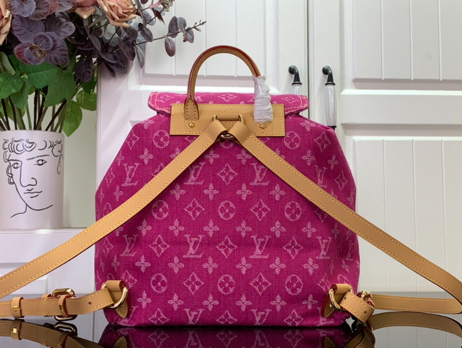 루이비통 빈티지 데님 백팩 M44460 283817cm 자홍색2.jpg