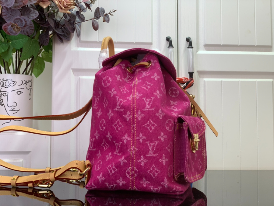 루이비통 빈티지 데님 백팩 M44460 283817cm 자홍색4.jpg