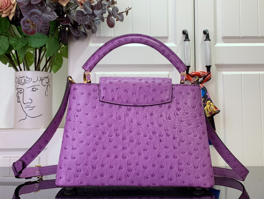 루이비통 카퓌신 스몰 타조무늬 27189cm M24714 퍼플2.jpg