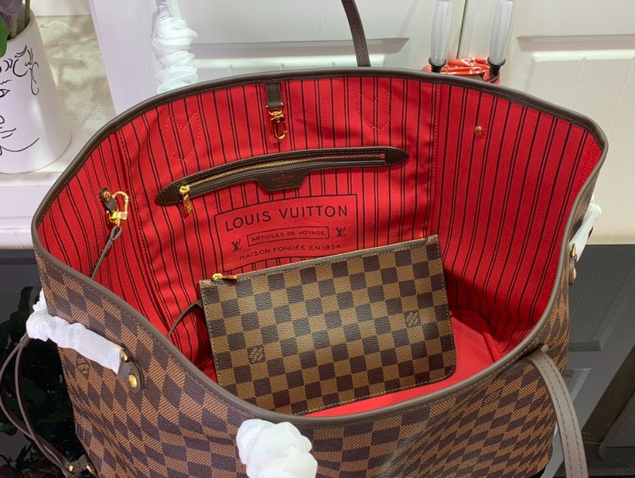 루이비통 네버풀 GM 라지 N40597 321939cm 다미에 브라운 레드4.jpg