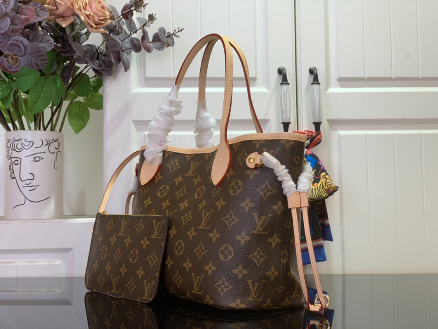 루이비통 네버풀 PM 스몰 M46979 211229cm 브라운 베이지5.jpg