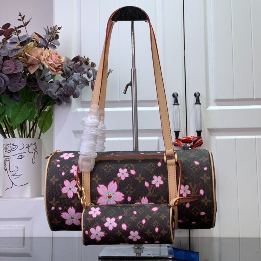 이비통 LV X TM 빠삐용 사쿠라 M13097 111327cm 브라운1.jpg